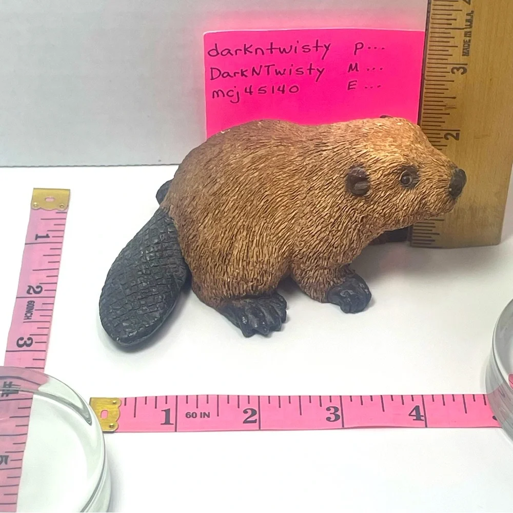 Vintage United Designs Beaver figurine sculpture - Picture 10 of 12